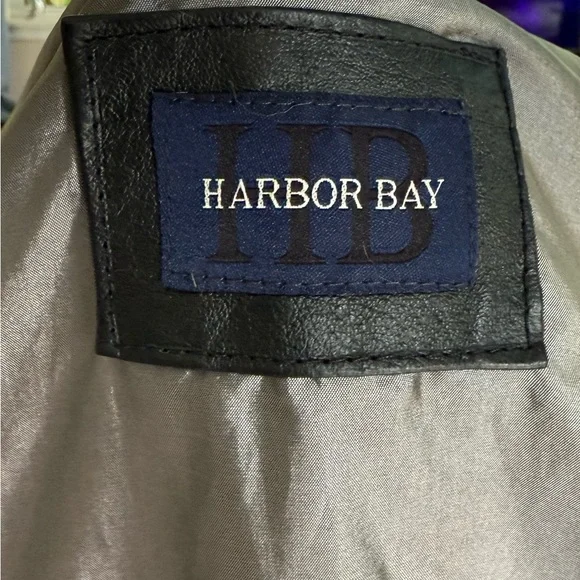 🖤 Harbor Bay 100% Genuine Black Leather Men's Jacket 2XLT - Picture 6 of 16